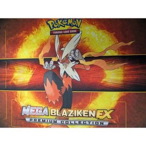 Pre-owned Pokémon Trading Card Game Mega Blaziken Ex Premium Collection Mat